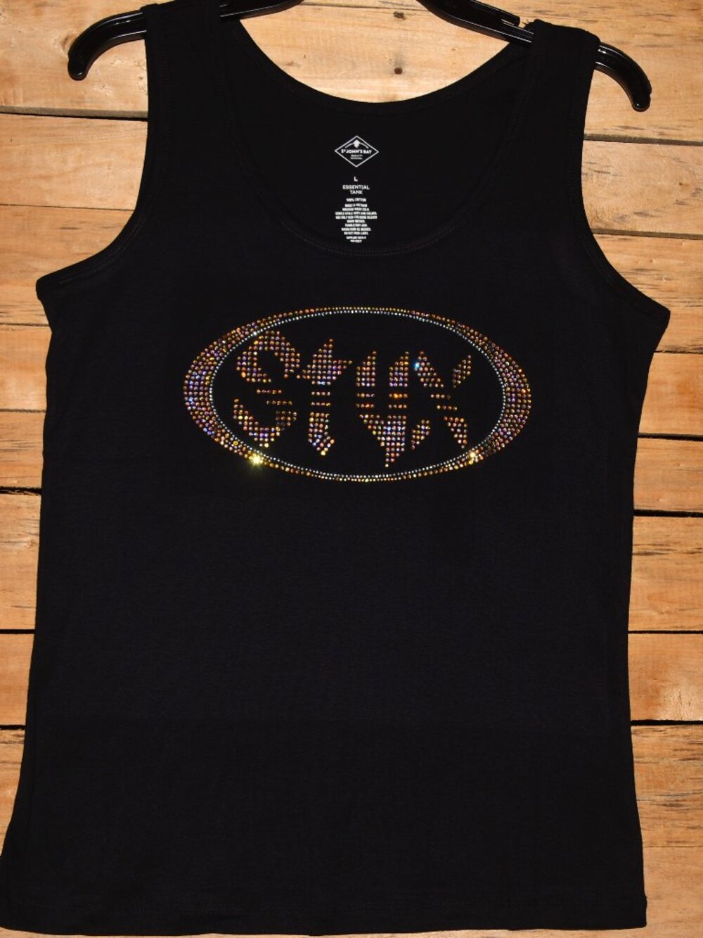 Styx rhinestone  bling  tank top  XS,S,M,L,XL,XXL,1X,2X… - Picture 9 of 9